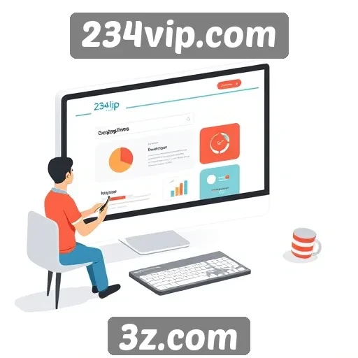 Acessibilidade e interface do site 234vip com usuários