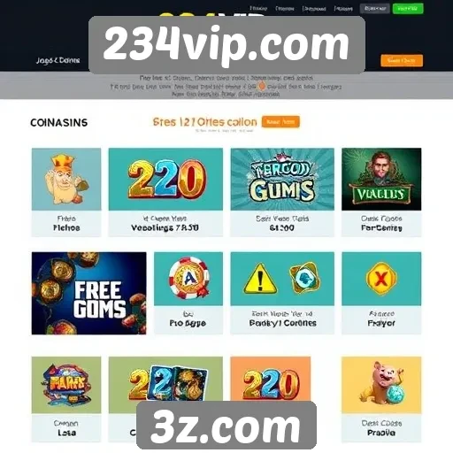 Exploração das funcionalidades do site 234vip.com