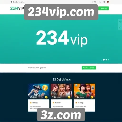 Experiência do usuário no 234vip.com